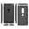 Flexi Slim Carbon Fibre Case for Sony Xperia XZ2 Premium - Brushed Black